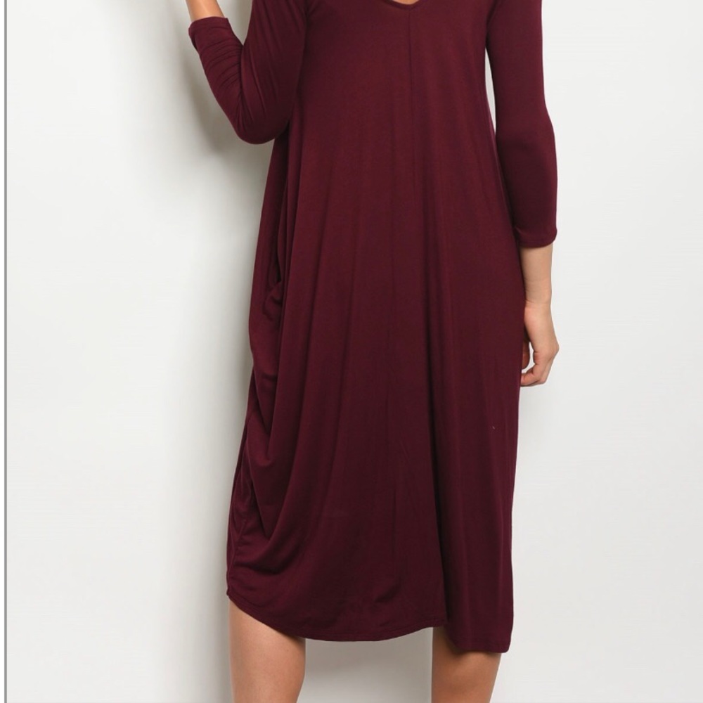 Maroon dress - Picture 5 of 6